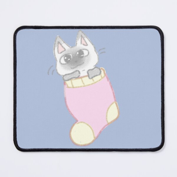 Item preview, Siamese cat in a sock designed and sold by WillowTheCat-.