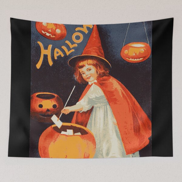 Item preview, Vintage Halloween card jolly Halloween  designed and sold by VintageZone.