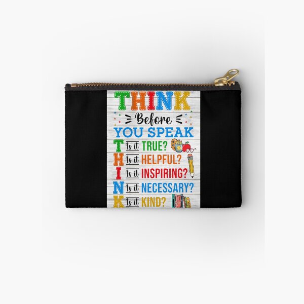 Item preview, Think Before You Speak Classroom Rules Back To School designed and sold by karybaquetu10.