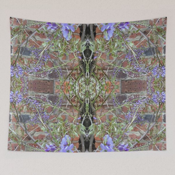 Item preview, Wisteria Mauve Patterns Convict Walls designed and sold by RoseAromas.