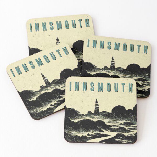 Artikelvorschau, Innsmouth. Vintages Lovecraftian-Reise-Plakat entworfen und verkauft von Wavesbender.