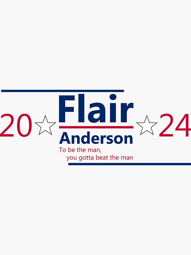 "Ric Flair & Arn Anderson 2024" Sticker for Sale by teebomike | Redbubble