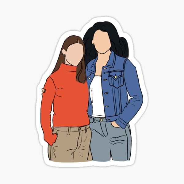 Vista previa del artículo con la obra «Lorelai Rory madre hija estrellas hueco», diseñado y vendido por emproct.