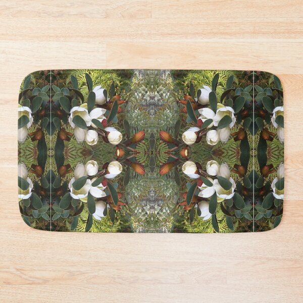 Item preview, Ancient Emerald Ferns Greet Magnolia Blooms designed and sold by RoseAromas.