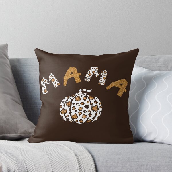 Item preview, Mama Pumpkin (Leopard Print Glitter Maple Leaf Pumpkin) designed and sold by SimplyMe-Plus.