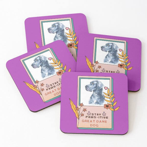 Item preview, Great Dane Watercolor Drawing Dog Breed | Stay Paws-itive Dog Series -189 designed and sold by PetinHeart.