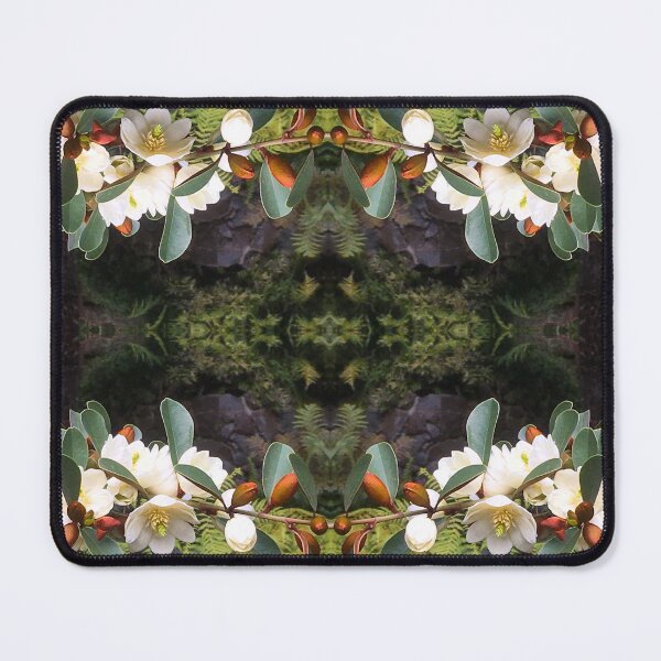 Item preview, Ancient Emerald Ferns Greet Magnolia Blooms designed and sold by RoseAromas.