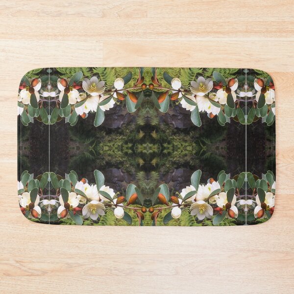 Item preview, Ancient Emerald Ferns Greet Magnolia Blooms designed and sold by RoseAromas.