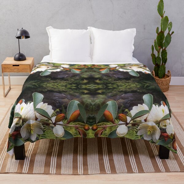Item preview, Ancient Emerald Ferns Greet Magnolia Blooms designed and sold by RoseAromas.