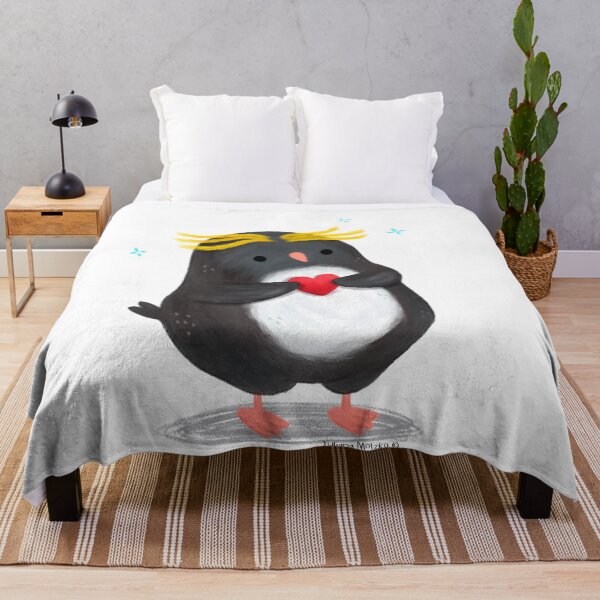 Item preview, Macaroni Penguin with a heart designed and sold by julianamotzko.