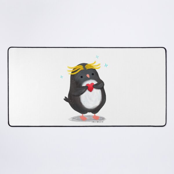 Item preview, Macaroni Penguin with a heart designed and sold by julianamotzko.