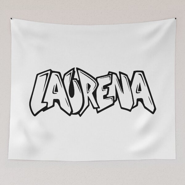 Item preview, Laurena - Graffiti Name Design designed and sold by NameThatShirt.