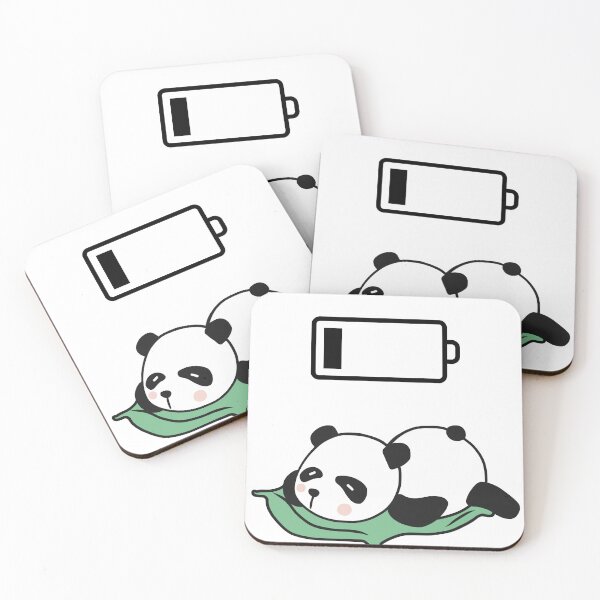 Item preview, battery charge usagi cute panda  designed and sold by LACHGAROO.