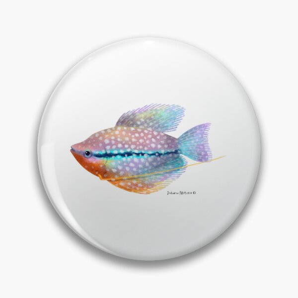 Item preview, Pearl Gourami Fish designed and sold by julianamotzko.