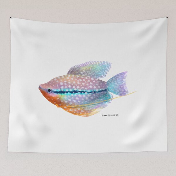 Item preview, Pearl Gourami Fish designed and sold by julianamotzko.