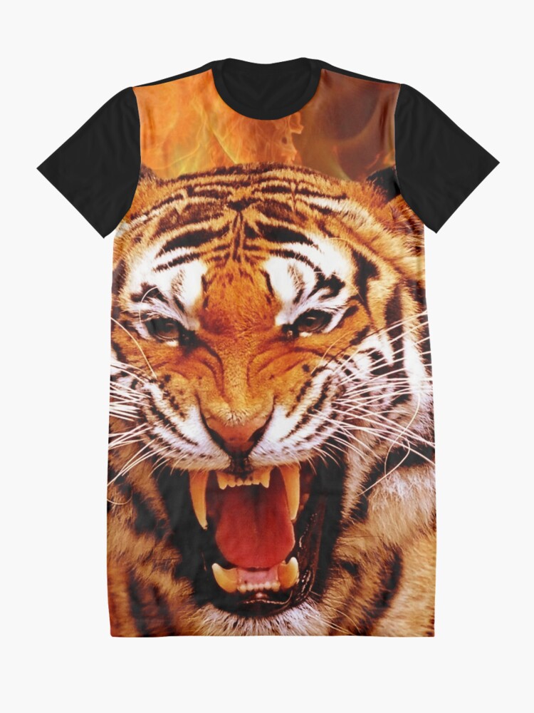 Tiger Flame Shirt Orange