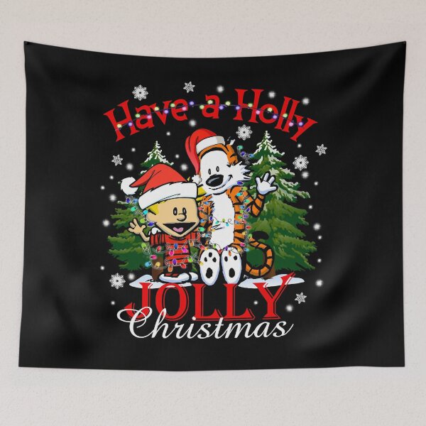 Item preview, Create A Calvin Arts Fans Hobbes Have A Jolly Christmas Vintage Better designed and sold by NataliLellanArt.