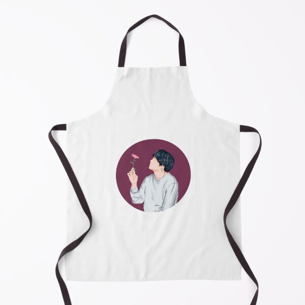 Item preview, Aesthetic cartoon of suga holding a flower designed and sold by Juditicona.