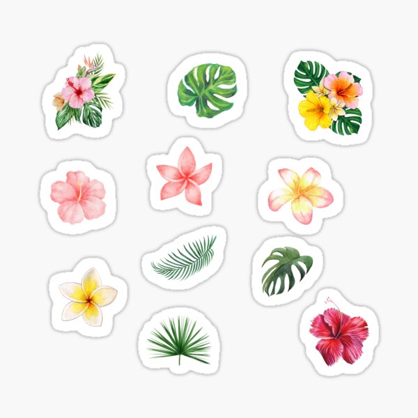 Sticker Sheet – Wildflowers, Watercolor Flower