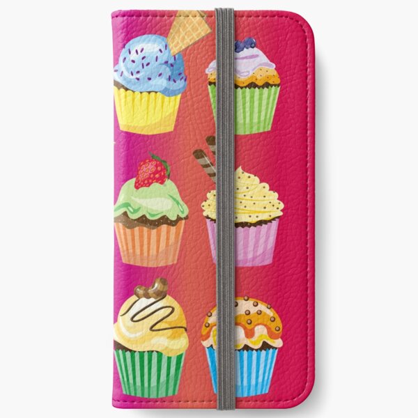 Cupcakes Galore Delicious Yummy Sugary Sweet Baked Treats iPhone Wallet
