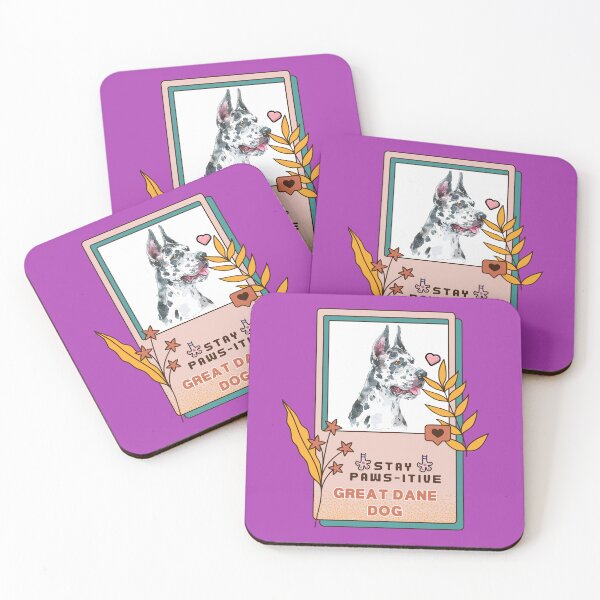 Item preview, Great Dane Watercolor Drawing Dog Breed | Stay Paws-itive Dog Series -192 designed and sold by PetinHeart.