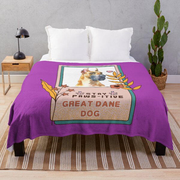 Item preview, Great Dane Watercolor Drawing Dog Breed | Stay Paws-itive Dog Series -200 designed and sold by PetinHeart.