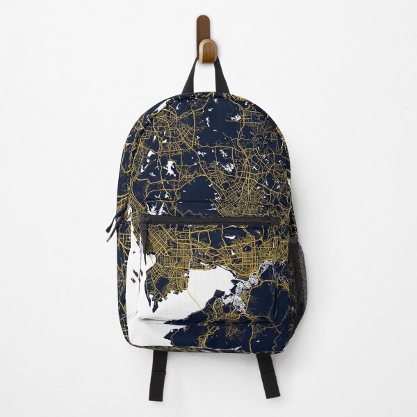 Item preview, Shenzhen City Map of China - Gold Art Deco designed and sold by deMAP.