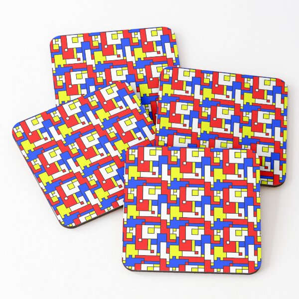 Item preview, abstract retro colorful vintage 80s Pattern designed and sold by Logic72.