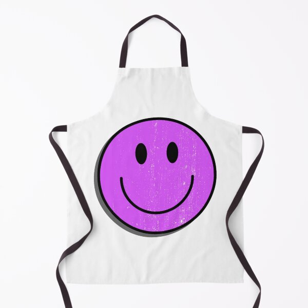 Artikelvorschau, Klassischer lila Retro Smiley-glücklicher Gesichts-Zeichenstift entworfen und verkauft von SundaySoup.