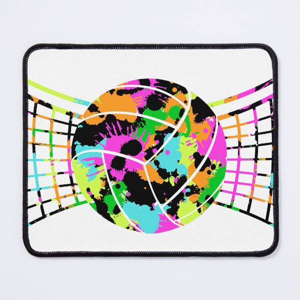 Item preview, Volleyball 80's Inspired Tie Dye Paint Splash designed and sold by AubrieBea.