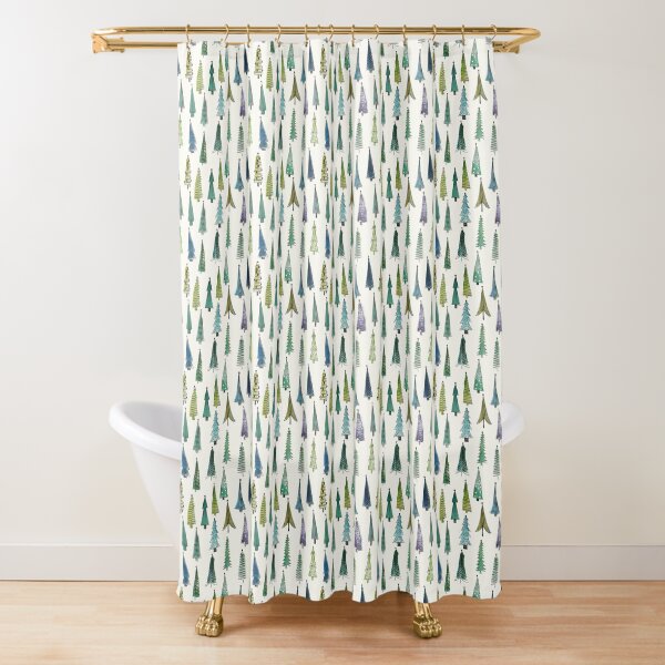 Item preview, Cute Green Watercolor Christmas Tree Pattern designed and sold by semioddfinds.