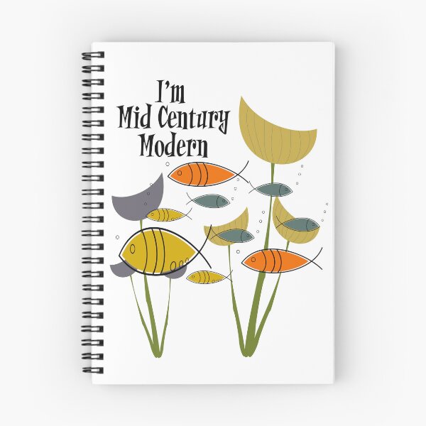 Item preview, I'm Mid Century Modern Swimming Fish Atomic Era designed and sold by Itaya Art.