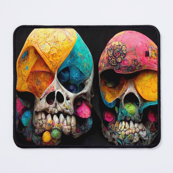 Item preview, Colored skulls, graffiti, create a unique image that's all yours.  designed and sold by AmazinfArt.