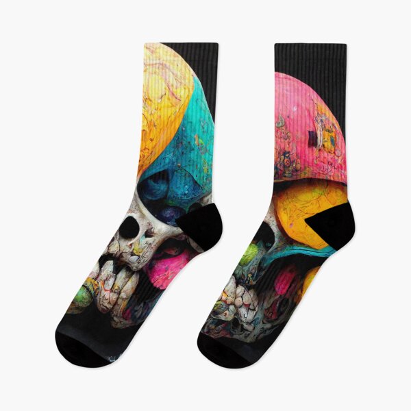 Item preview, Colored skulls, graffiti, create a unique image that's all yours.  designed and sold by AmazinfArt.