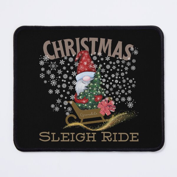 Item preview, Christmas Sleigh Ride in Gnomobile Gnome Christmas Design designed and sold by tranquilbeach.