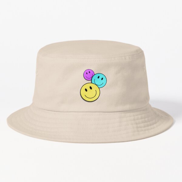 PURPLE SMILEY BUCKET HAT – ROCKISS