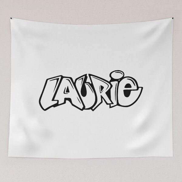 Item preview, Laurie - Graffiti Name Design designed and sold by NameThatShirt.