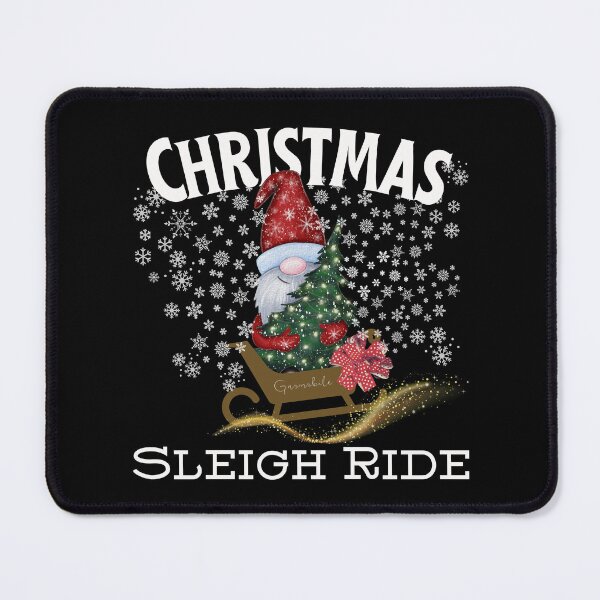 Item preview, Christmas Sleigh Ride in Gnomobile II Gnome Christmas Design designed and sold by tranquilbeach.
