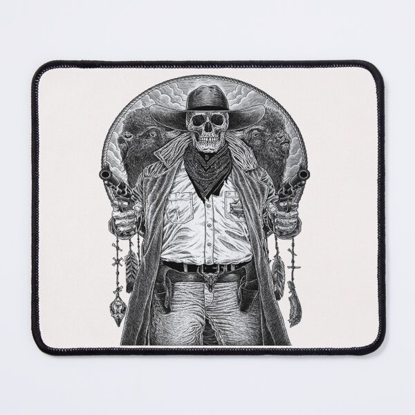 Item preview, Undead Sheriff skull skeleton gothic designed and sold by arnulfonelia515.