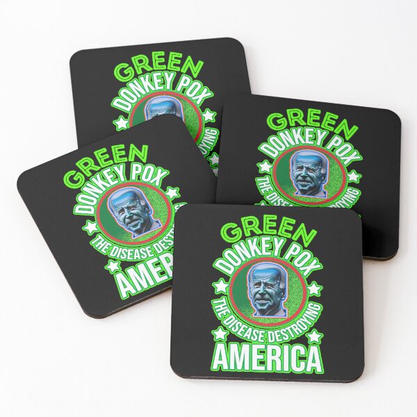 Item preview, Green Donkey Pox Destroying America designed and sold by WoodburyLake.