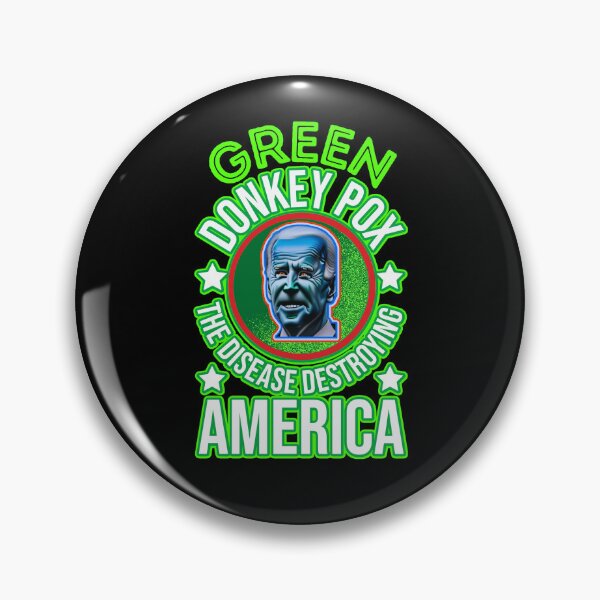 Item preview, Green Donkey Pox Destroying America designed and sold by WoodburyLake.
