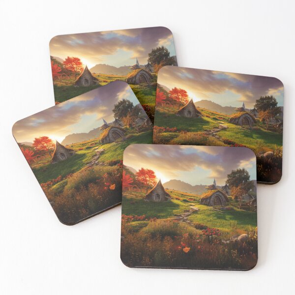 Item preview, Mythical beautiful  town and mountain landscape designed and sold by TeeARTHY.
