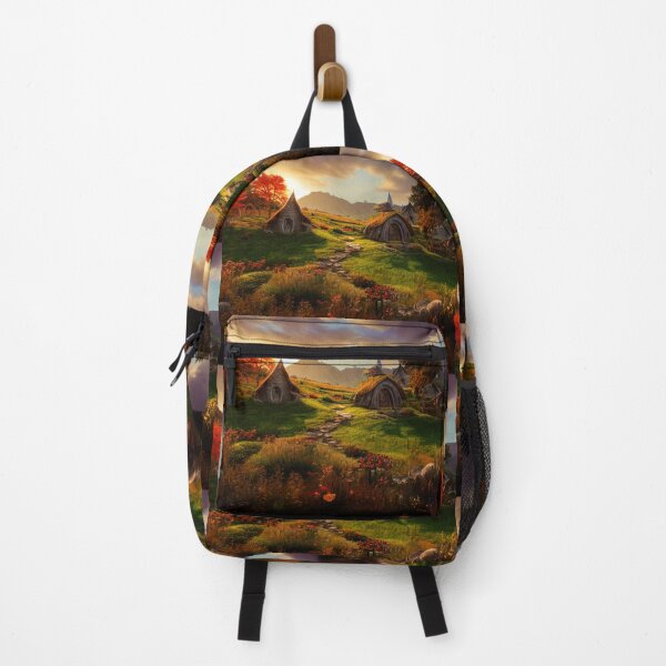 Item preview, Mythical beautiful  town and mountain landscape designed and sold by TeeARTHY.
