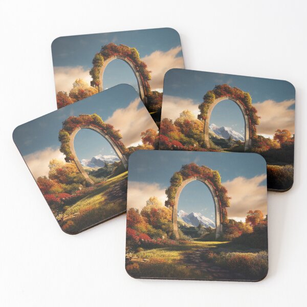 Item preview, Mythical Portal to the Adventure Mountain landscape designed and sold by TeeARTHY.