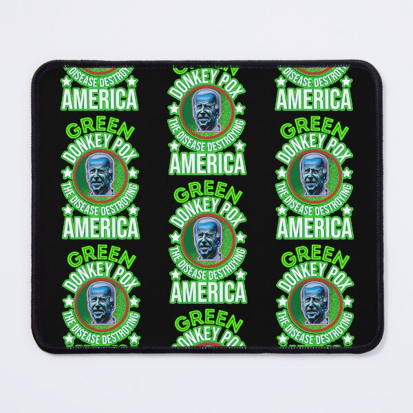 Item preview, Green Donkey Pox Destroying America designed and sold by WoodburyLake.