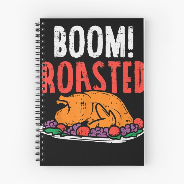Item preview, Boom Roasted Turkey Food Funny Thanksgiving Family Men Women T-Shirt designed and sold by DeringerVerile.