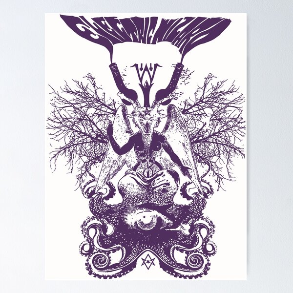 Item preview, Electric Wizard - Baphomet (Purple) Essential T-Shirt designed and sold by JacobPogore.