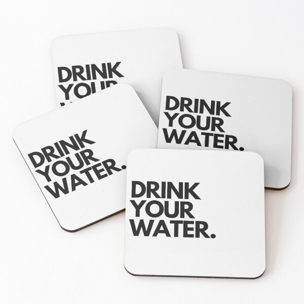 Item preview, "DRINK YOUR WATER." designed and sold by Aira Rhys Albano.