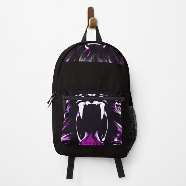 Item preview, Pink Tiger Fangs Black White Monster Teeth  designed and sold by WildCanyon.