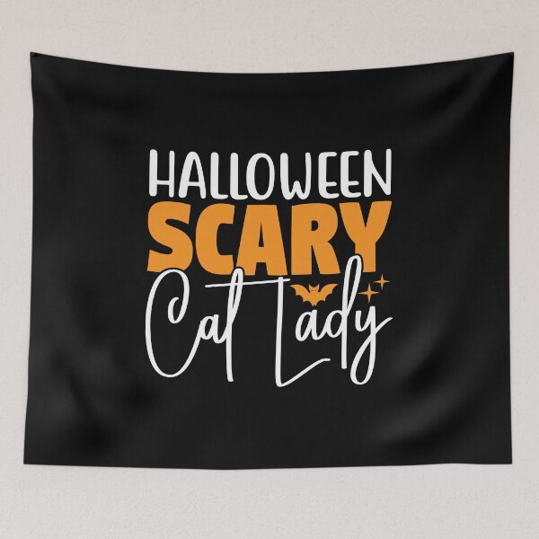 Item preview, Zombie In Graveyard - Halloween Scary Cat Lady designed and sold by ImagesDesigns.